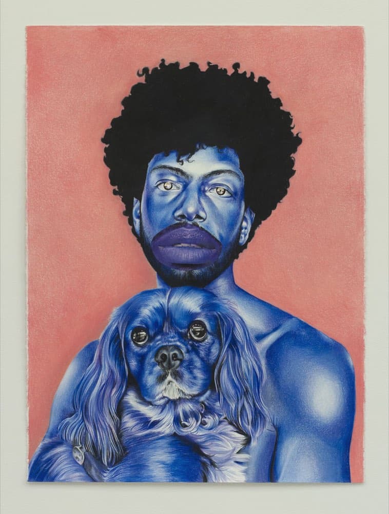 Devan Shimoyama’s Dazzling Paintings Reimagine Black Masculinity