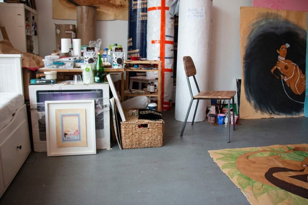 Hiba Schahbaz Studio Visit by Christina D. Bartson