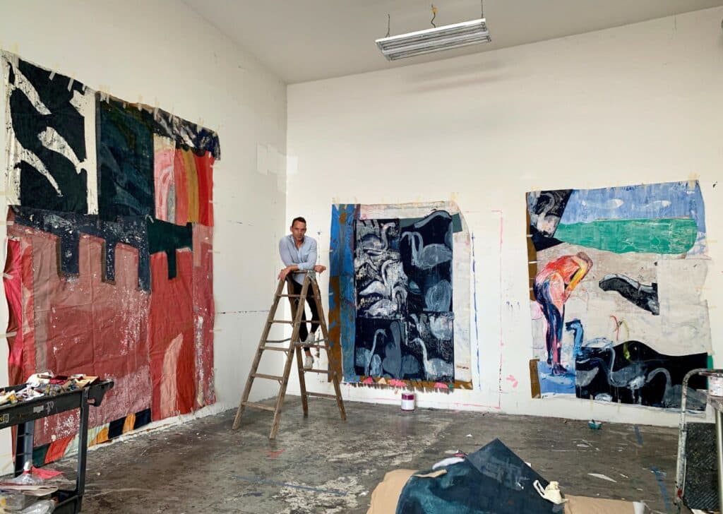 Gommaar Gilliams in the studio