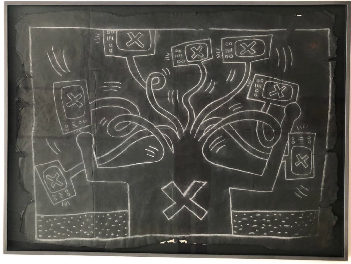 Keith Haring Subway Drawings