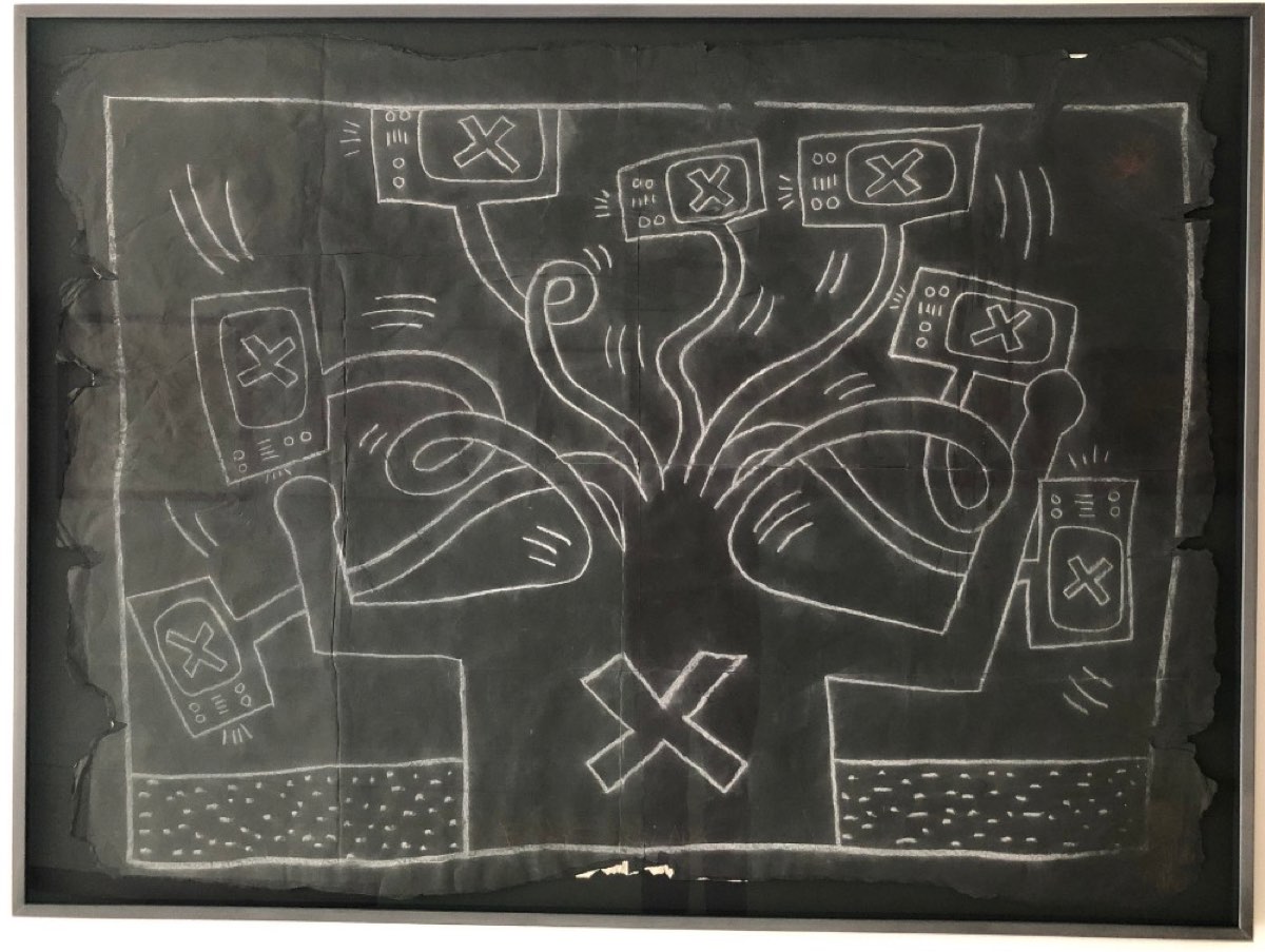 Keith Haring Subway Drawings