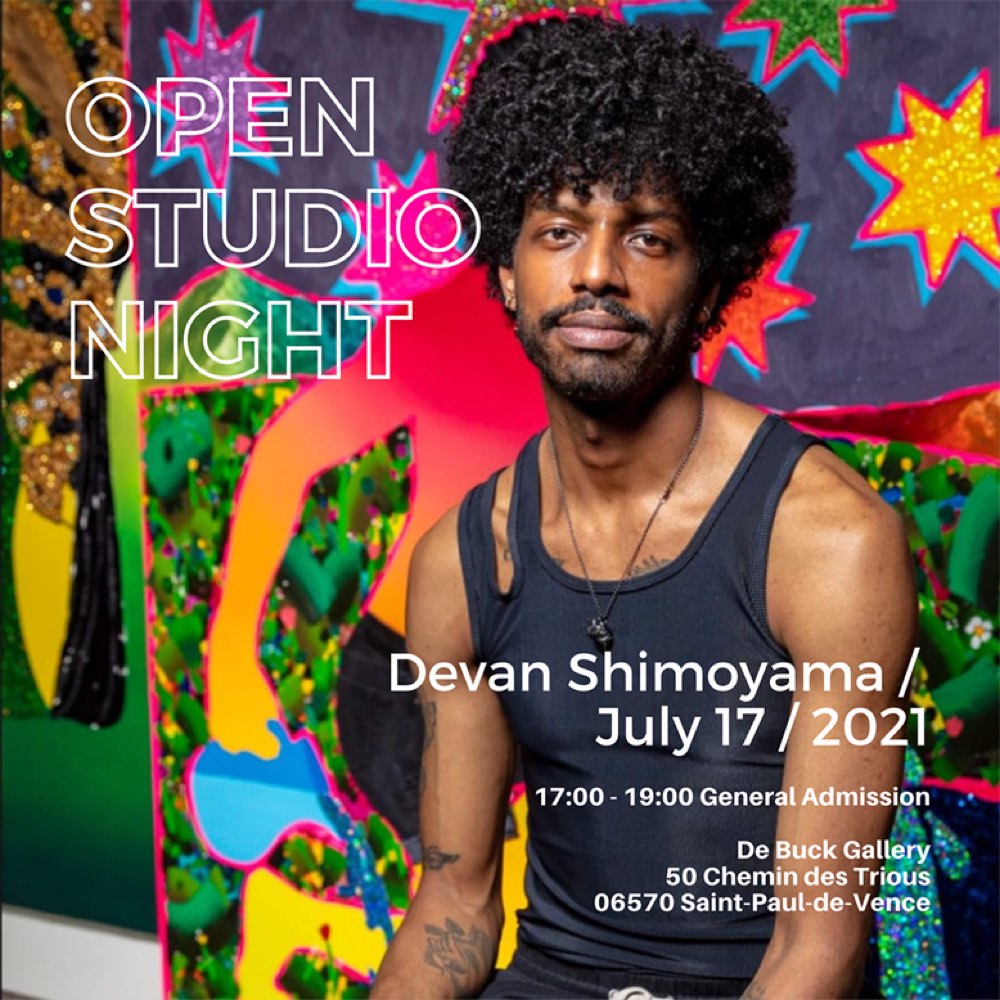 Devan Shimoyama Open Studio in Saint-Paul de Vence