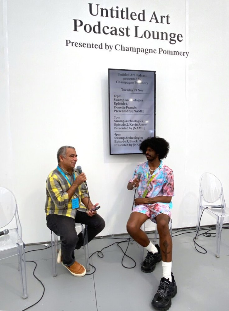 Devan Shimoyama Talks with Omar Chahoud for Untitled Art Podcast