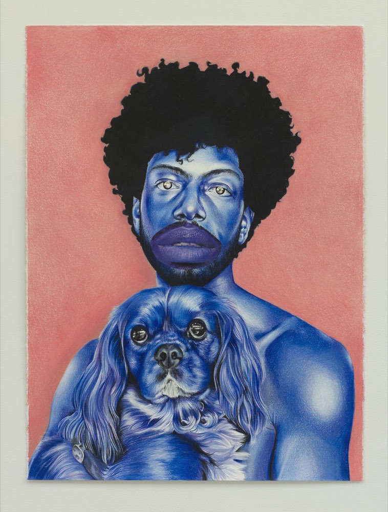 Devan Shimoyama’s Dazzling Paintings Reimagine Black Masculinity
